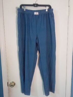 M Company Name Blue Casual Pants 2X New NWOT